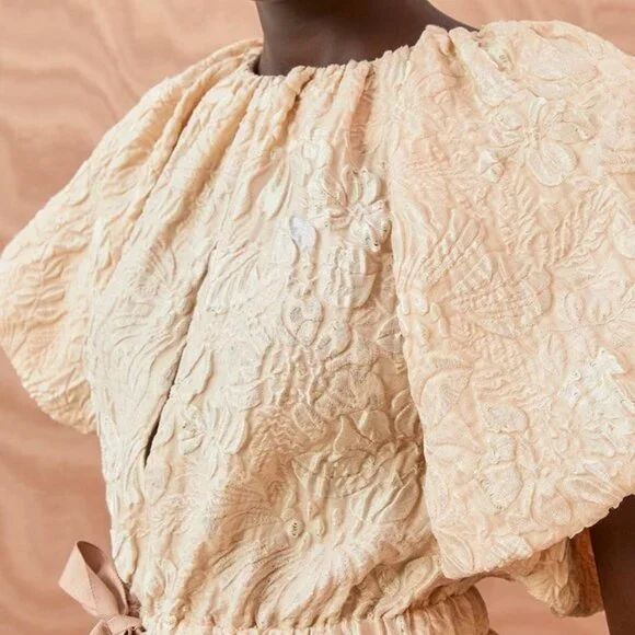 SOLD NWOT ULLA JOHNSON Mirabelle Top in Peony XS $490 - Picture 5 of 8